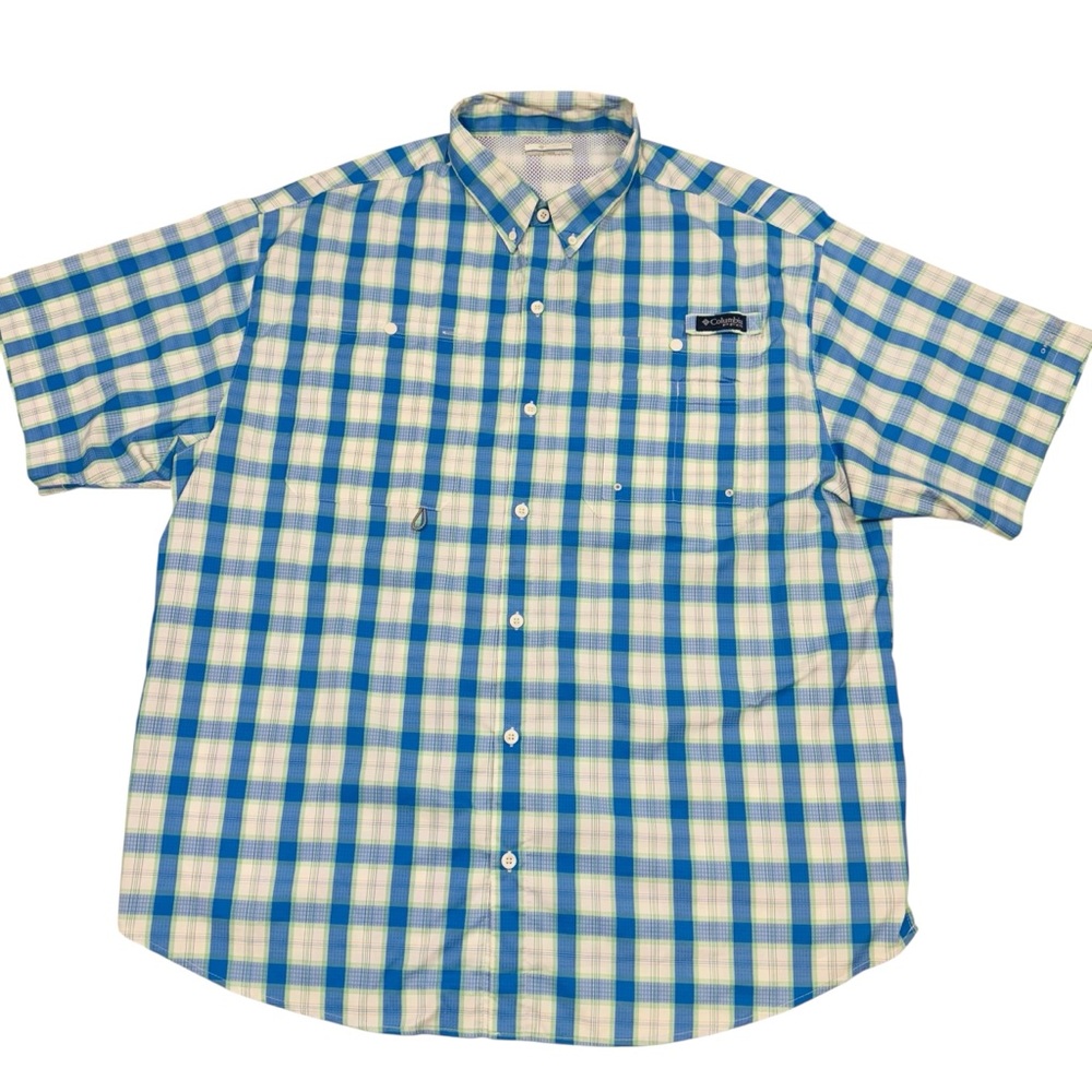 Columbia PFG Button Down Shirt Omni Shade Men’s XXL Lightweight Outdoor Fishing